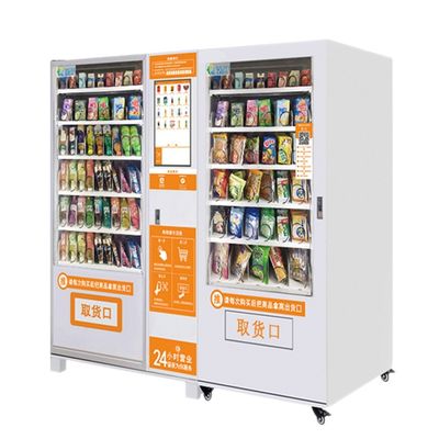 XYZ Source Factory Cold Beverage Cola Combo Touch Screen Custom Self Drink and Snack Vending Machine