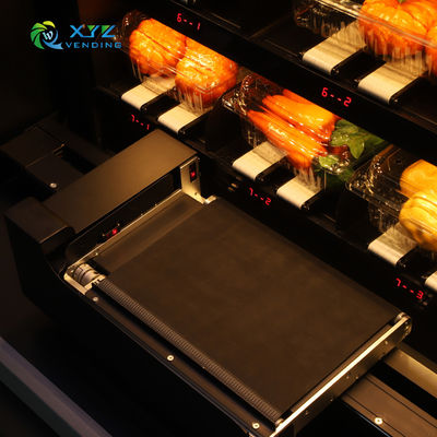XYZ Custom Touch Screen Self Two Big Cabinet Refrigerated Fresh Salad Vegetable Egg Sandwich Vending Machine for Foods