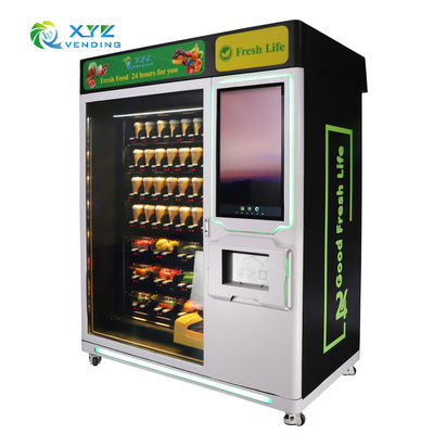 XYZ Touch Screen Big Ads XY Axis Elevator Vegetables Fruit Egg Outdoor Digital Automatic Vending Machine
