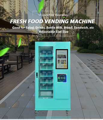 Commercial 24 Hours Self XY Lift Mini Steel Frame Cold Drink Touch Screen Cake Vending Machine