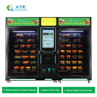 Outdoor Automatic Axis Lift Elevator Metal Steel Frame Fresh Food Sandwich Cupcake Milk Vending Machine