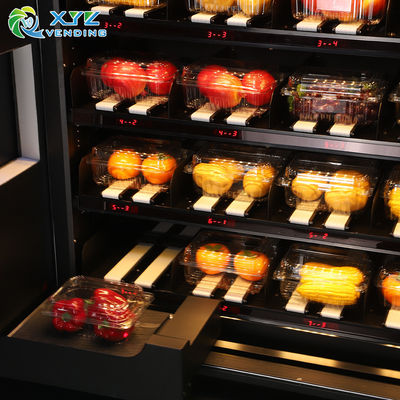 Automatic Combo Coin Operated Banknote Refrigerated Touch Screen Food Salad Sandwich Vending Machine