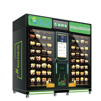 Fast Delivery 32 Inches Touch Screen Salad Fruit Vegetables Sale Guangdong Vending Machine