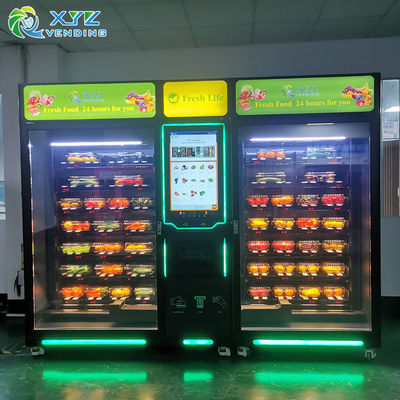 Fast Delivery 32 Inches Touch Screen Salad Fruit Vegetables Sale Guangdong Vending Machine