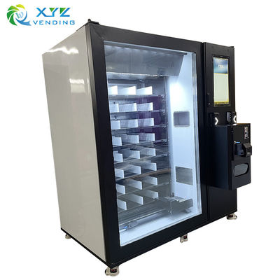 Hot Sale 24 Hour Convenient Store Touch Screen Fast Heated Hot Meal Vending Machine Hot Food
