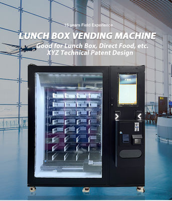 XYZ Popular Restaurant Touch Screen Automatic Bento Hotbox Fast Food Box Lunch Vending Machine