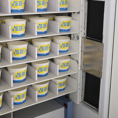 Guandong New Design 55 Inch Touch Screen Xy Lift Noodle Vending Machine with Hot Water
