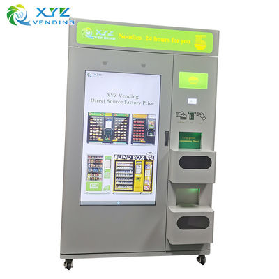 Guandong New Design 55 Inch Touch Screen Xy Lift Noodle Vending Machine with Hot Water