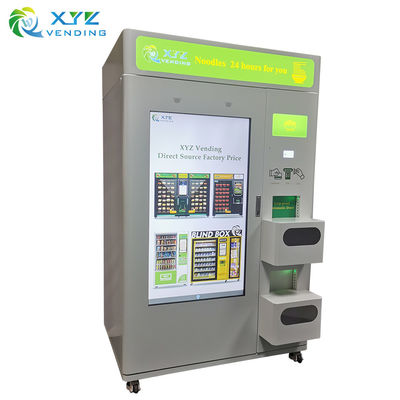 Adjusted Slots Touch Screen Full Automatic Japanese Milk Tea Hot Water Heated Cup Noodle Vending Machine
