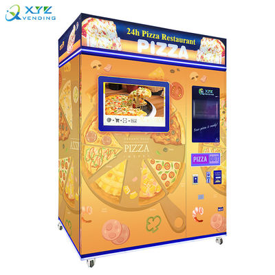 New Business 32 Inch Touch Screen Xy Lift Heated Frozen Fast Food Vending Pizza Automat
