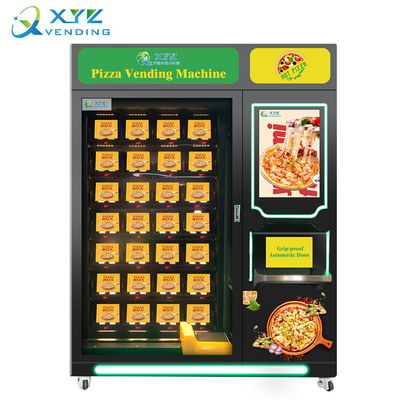 New Business 32 Inch Touch Screen Xy Lift Heated Frozen Fast Food Vending Pizza Automat