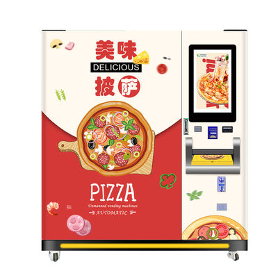 Indoor Commercial Smart Self Heated Frozen Hot Food Pizza Vending Machine Fully Automatic