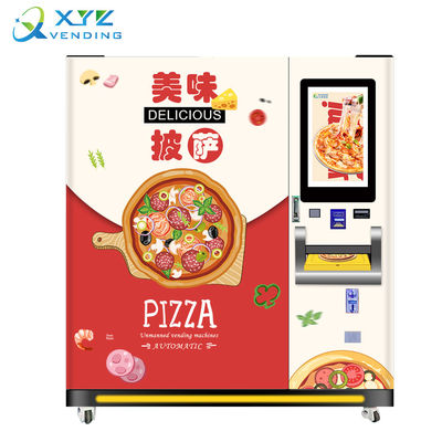 Shopping Mall Business Banknote Credit Card Automatic Heated Hot Food Combo Frozen Pizza Vending Machine