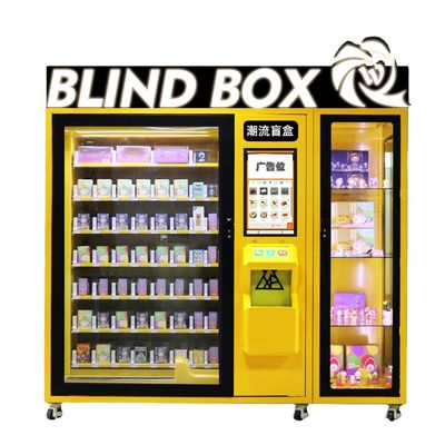 Prizes Exchange Touch Screen with Letter Lighting Lucky Gift Blinds Box Vending Machine