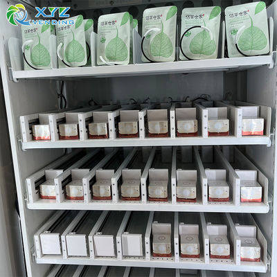 XY Axis Lift System Steel Metal Touch Screen Retail Items Cosmetics Combo Hair Lashes Vending Machine