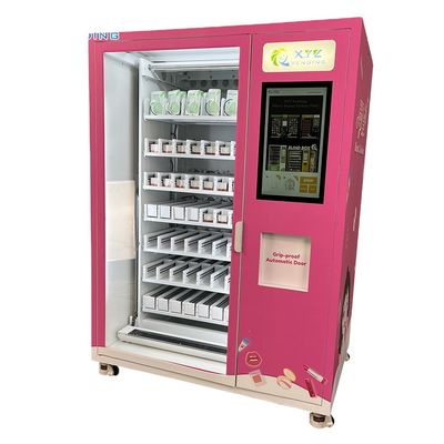 Big Carrier with Leather Convey Touch Screen Custom Design Cosmetics Hair Lashes Vending Machine Beauty