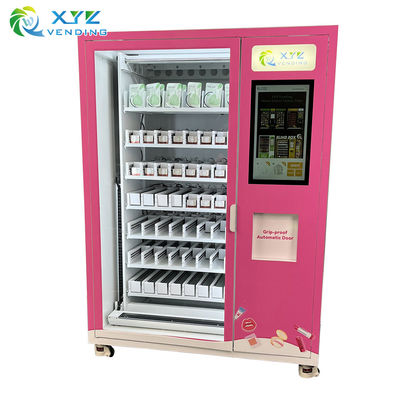 Big Carrier with Leather Convey Touch Screen Custom Design Cosmetics Hair Lashes Vending Machine Beauty