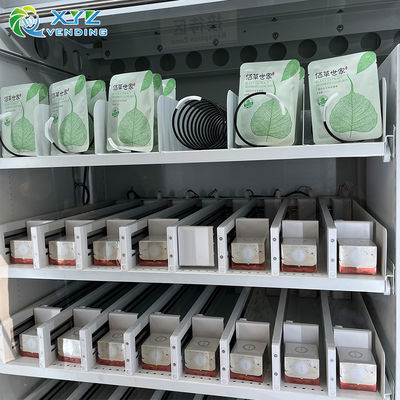Big Carrier with Leather Convey Touch Screen Custom Design Cosmetics Hair Lashes Vending Machine Beauty