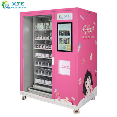 Steel Metal XY Axis Elevator System Customize Qr Code Elevator Touch Screen Beauty Hair Vending Machine