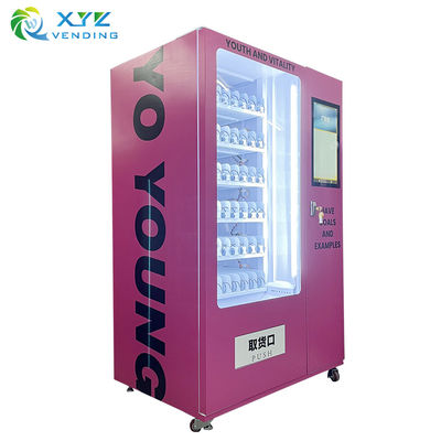 XYZ Cheap 21.5 Inch Touch Screen Banknote Coin Cosmetic Combo Hair Lashes Vending Machine Beauty