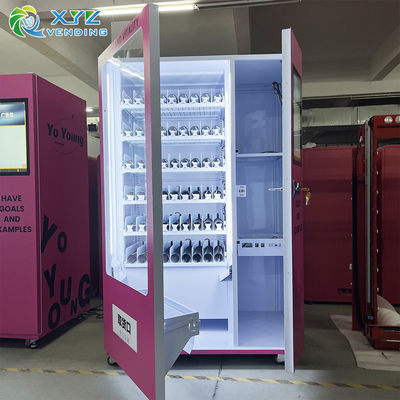 XYZ Cheap 21.5 Inch Touch Screen Banknote Coin Cosmetic Combo Hair Lashes Vending Machine Beauty