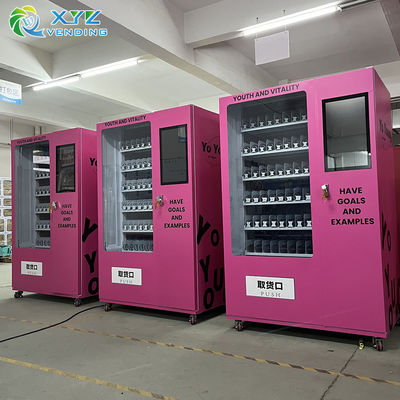 Customized Full Sticker Design Spiral 21.5 Inch Touch Screen Lashes Beauty Vending Machine