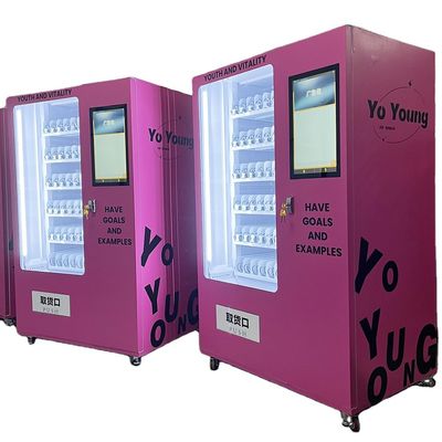 China Factory Banknote Coin Cosmetic Steel Metal Indoor Combo Touch Screen Hair Vending Machine
