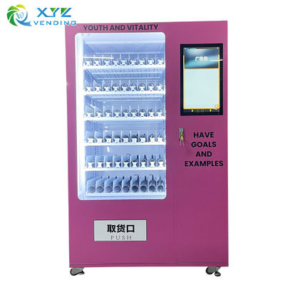 China Factory Banknote Coin Cosmetic Steel Metal Indoor Combo Touch Screen Hair Vending Machine