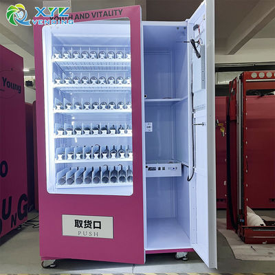 China Factory Banknote Coin Cosmetic Steel Metal Indoor Combo Touch Screen Hair Vending Machine