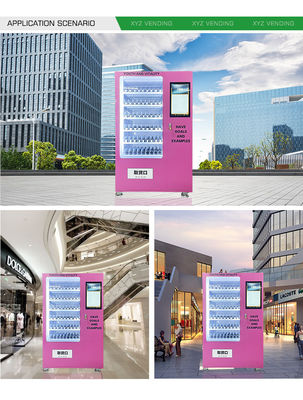 China Factory Banknote Coin Cosmetic Steel Metal Indoor Combo Touch Screen Hair Vending Machine