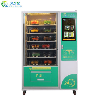 Hospital Airport Elevator Combo Cool Refrigerated 2023 Sale Snack and Fresh Food Vending Machine