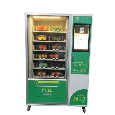 2023 New Guangzhou Factory Fresh Food Fruits Banknote Bill Coin Vending Machine Combo