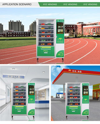 2023 New Guangzhou Factory Fresh Food Fruits Banknote Bill Coin Vending Machine Combo