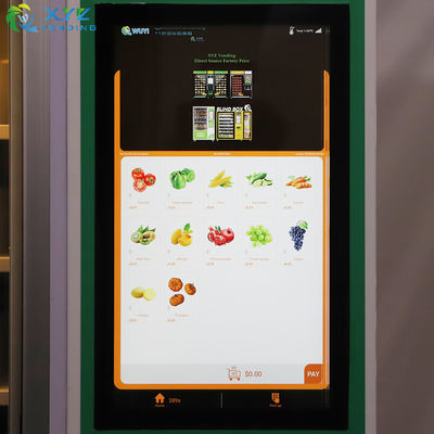 2023 New Guangzhou Factory Fresh Food Fruits Banknote Bill Coin Vending Machine Combo