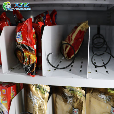 Custom Two Cabinets 21.5 Inch Touch Screen Combo Self Service Cool Beverage Drink Vending Machine Snacks