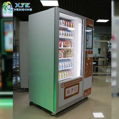 Export Europe Popular Big Capacity Spring Pusher Drink Snacks Self Service Combo Beverage Vending Machine