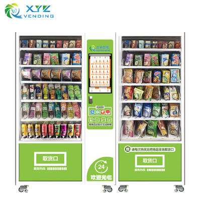 XYZ Source Factory Cold Beverage Cola Combo Touch Screen Custom Self Drink and Snack Vending Machine