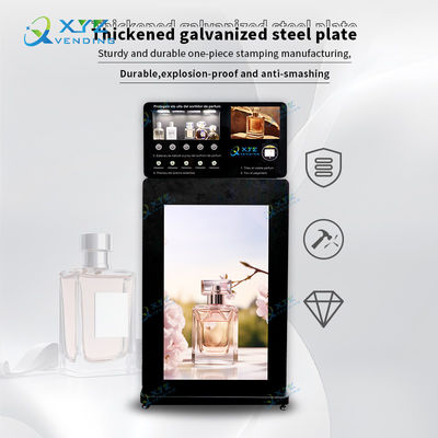 China Manufacture Custom Standing Floor Perfume Vending Machine with Ads Screen