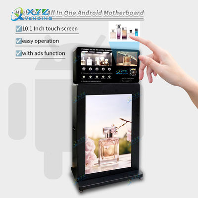 China Manufacture Custom Standing Floor Perfume Vending Machine with Ads Screen