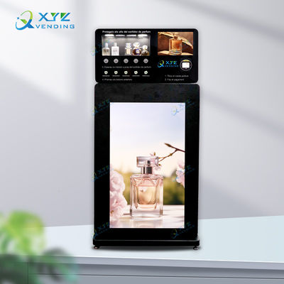 China Manufacture Custom Standing Floor Perfume Vending Machine with Ads Screen