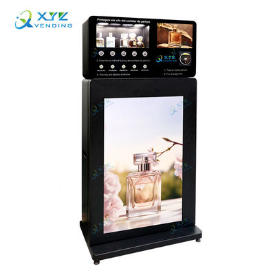 China Manufacture Custom Standing Floor Perfume Vending Machine with Ads Screen