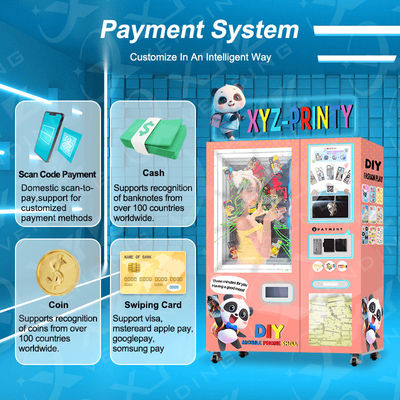 2025 Innovative Vending Machine Smart Phone Case Diy Printer Vending Machine